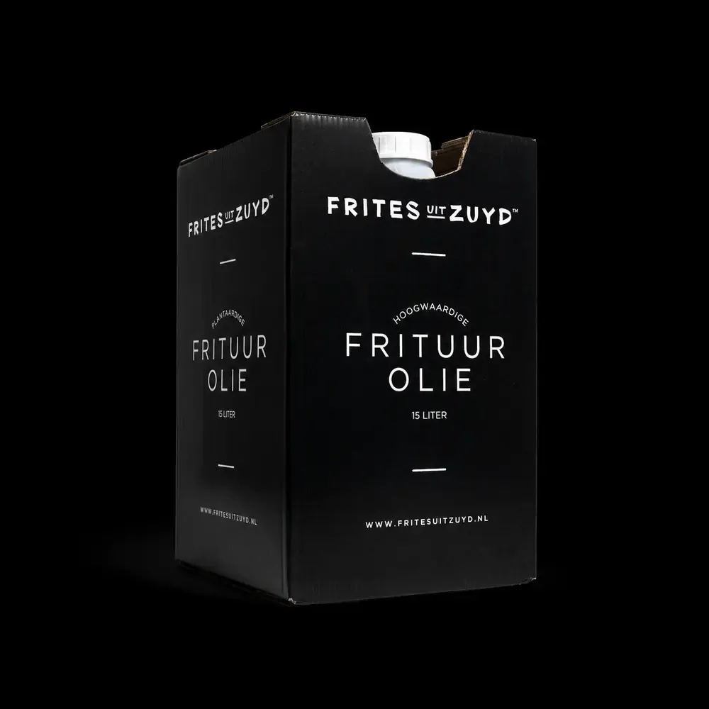 Doos frituurolie van vijftien liter